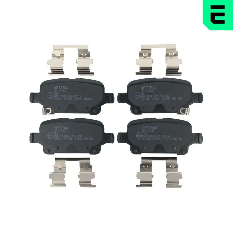 OPTIMAL BP12744 Комплект тормозных колодок,