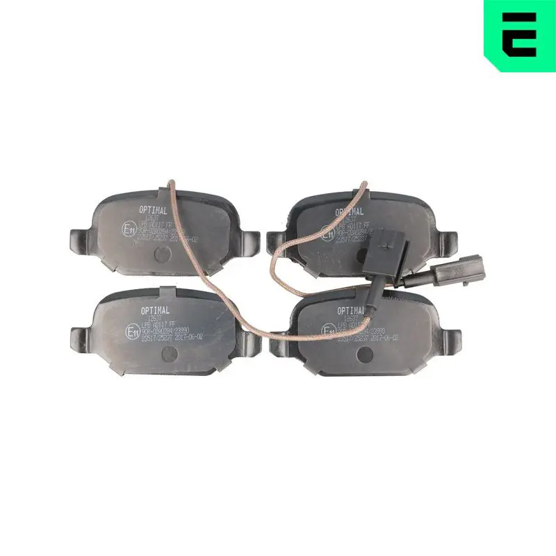 BP-12637 Комплект тормозных колодок,