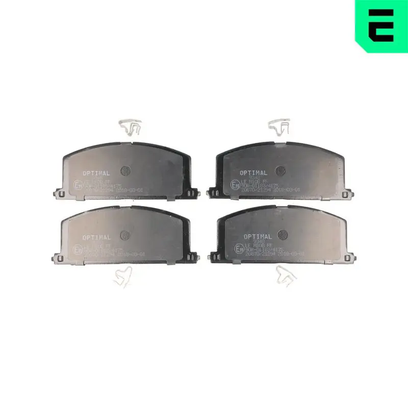 OPTIMAL BP09348 Комплект тормозных колодок,