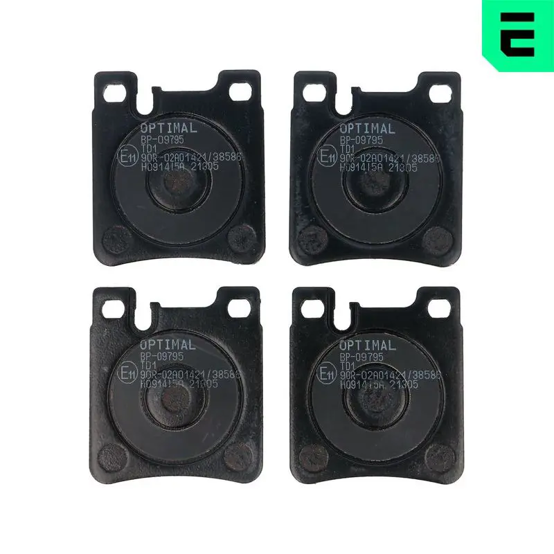 BP-09795 Комплект тормозных колодок,