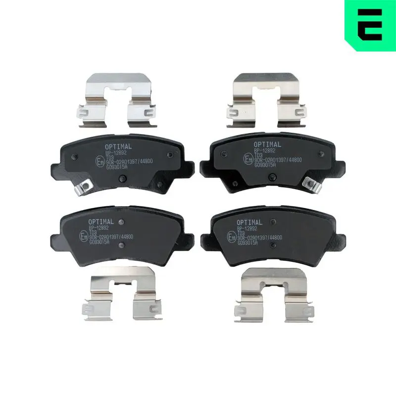 OPTIMAL BP12892 Комплект тормозных колодок,