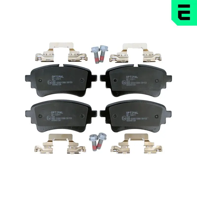 OPTIMAL BP12911 Brake Pad Set, disc brake