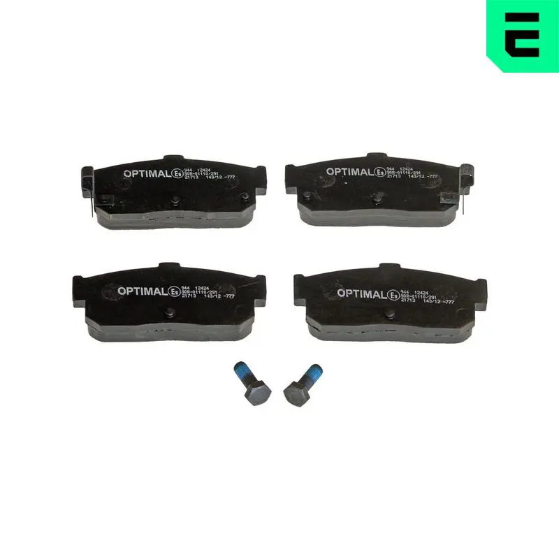 OPTIMAL BP12424 Комплект тормозных колодок,