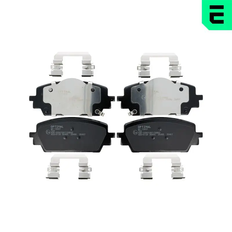 OPTIMAL BP13037 Brake Pad Set, disc brake