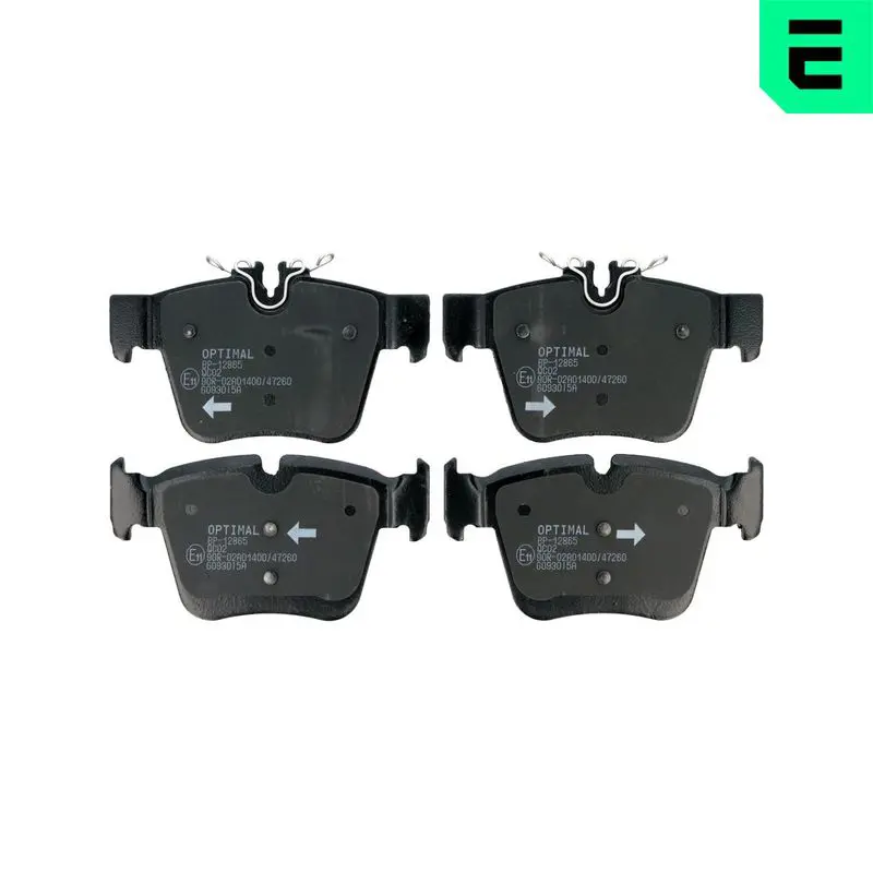 OPTIMAL BP12865 Комплект тормозных колодок,