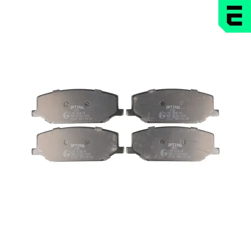 OPTIMAL BP09394 Колодки тормозные дисковые 