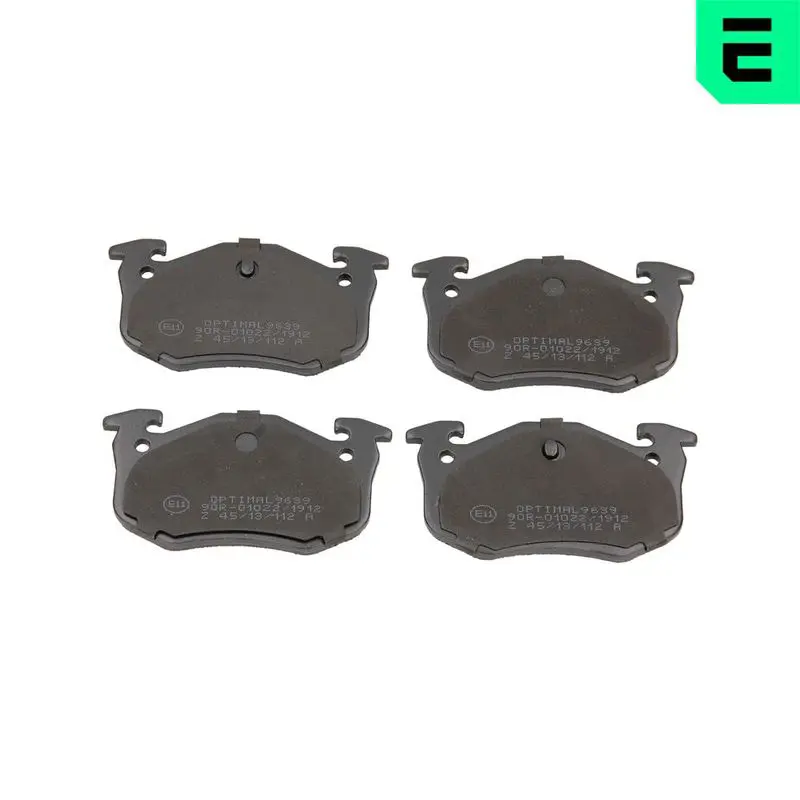 OPTIMAL BP09639 Комплект тормозных колодок,