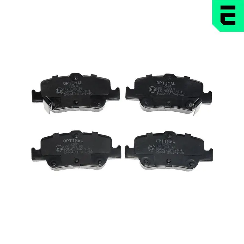 OPTIMAL BP12484 Комплект тормозных колодок,