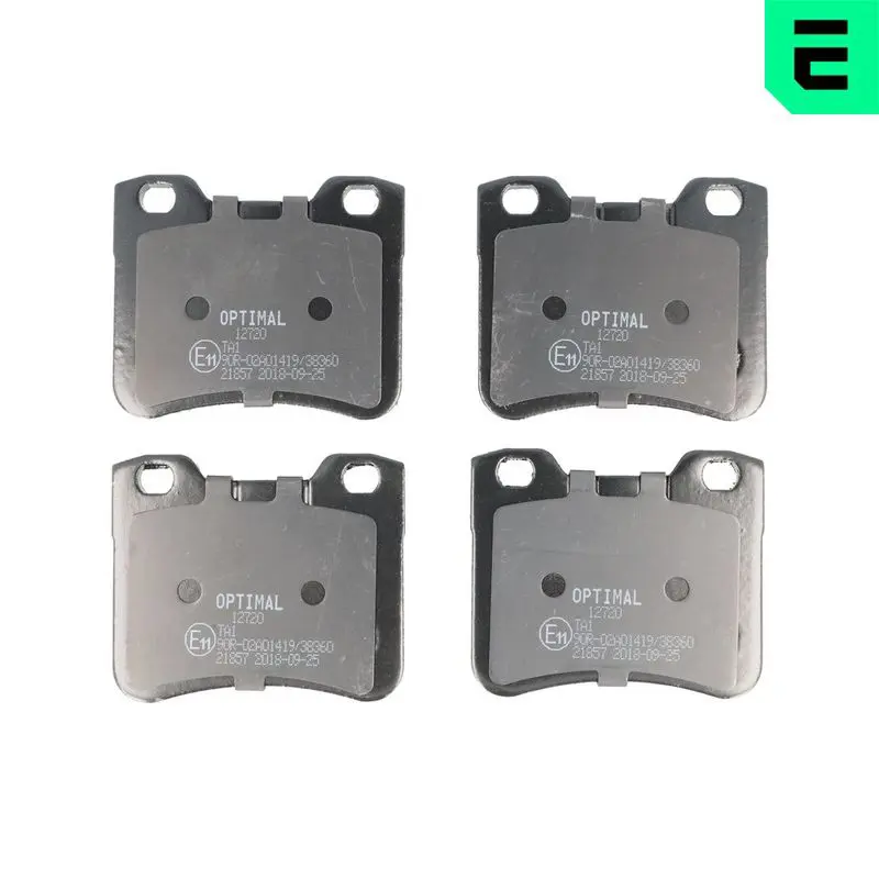 OPTIMAL BP12720 Комплект тормозных колодок,