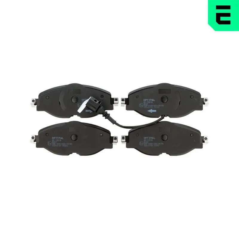 Optimal BP12618 Колодки тормозные дисковые 