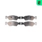 BP09587 OPTIMAL Комплект тормозных колодок,