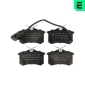 BP12175 OPTIMAL Комплект тормозных колодок,