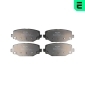 BP12608 OPTIMAL Комплект тормозных колодок,