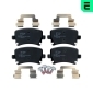 BP12884 OPTIMAL Brake Pad Set, disc brake