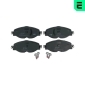 BP12819 OPTIMAL Комплект тормозных колодок,