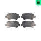 BP12490 OPTIMAL Комплект тормозных колодок,