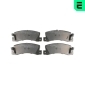 BP09807 OPTIMAL Комплект тормозных колодок,