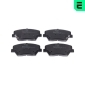 BP12624 OPTIMAL Комплект тормозных колодок,