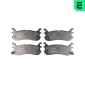 BP12327 OPTIMAL Комплект тормозных колодок,