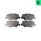 BP12675 OPTIMAL Комплект тормозных колодок,