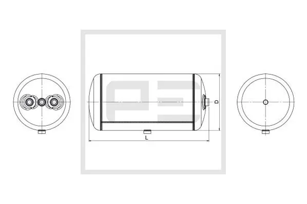PE AUTOMOTIVE 01637980A Воздушный баллон,