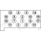 HBS061 комплект болтов