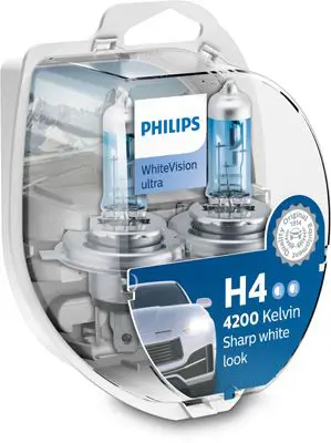 Philips 12342WVUSM Лампа H4/W5W WhiteVision ultra