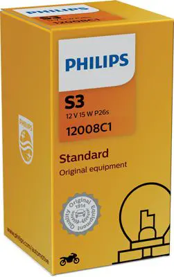 12008C1 Лампа PHILIPS галогеновая S3