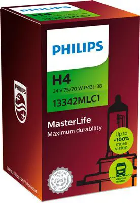 13342MLC1 Лампа 24V H4 75/70W P43t 38