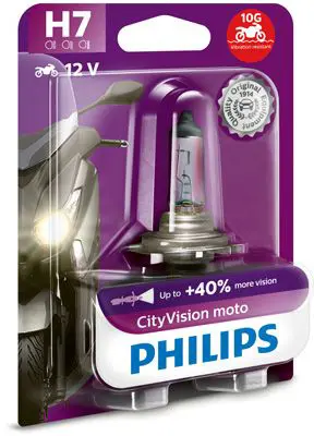 PHILIPS 12972CTVBW Лампа 12V H7 55W PX26d +40%