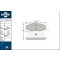 RT1PD21540 Колодки тормозные дисковые без