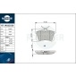 RT1PD22550 Колодки тормозные дисковые без