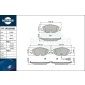 RT2PD26981 Комплект тормозных колодок,