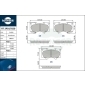 RT2PD17820 Комплект тормозных колодок,