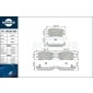 RT1PD31450 Колодки тормозные дисковые без