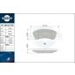 RT2PD17270 Комплект тормозных колодок,