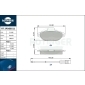 RT2PD08511 ROTINGER Комплект тормозных колодок,