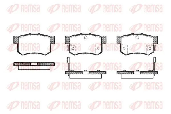 Remsa 032532 325 32 колодки дисковые з.\