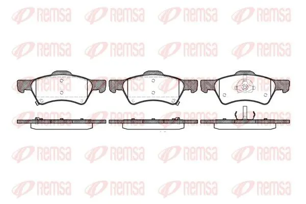 Remsa 081002 810 02 колодки дисковые п.\