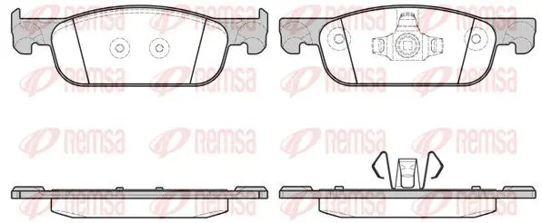 Remsa 171800 1718 00 колодки дисковые