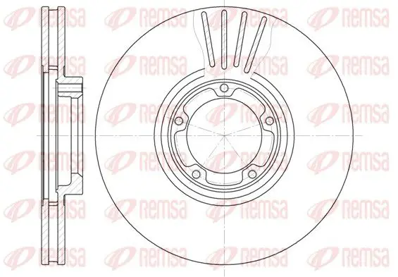 6518.10 Диск тормозной задн. Ford