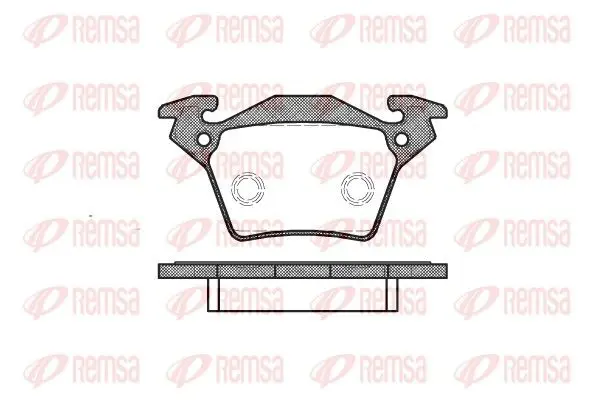 Remsa 071700 Комплект тормозных колодок