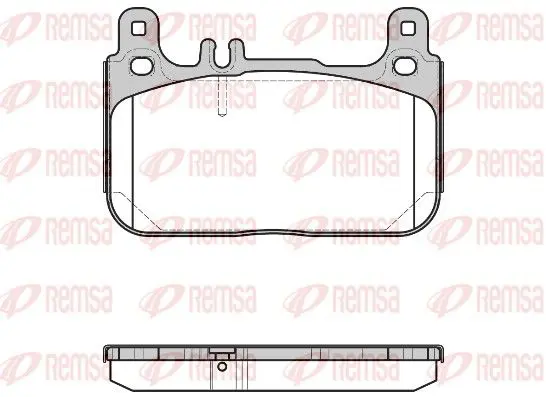 REMSA 162200 Тормозные колодки