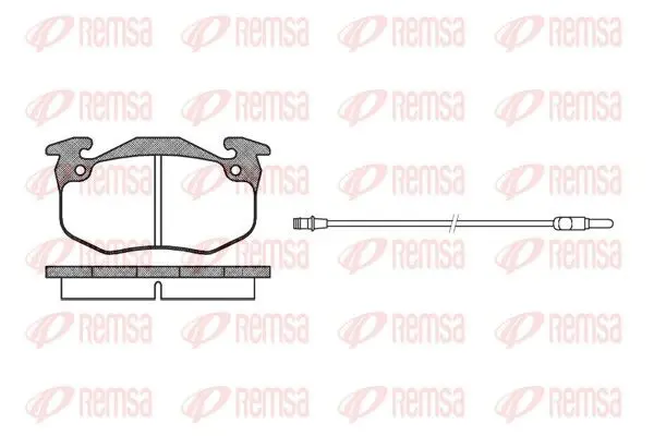 REMSA 014432 Комплект тормозных колодок