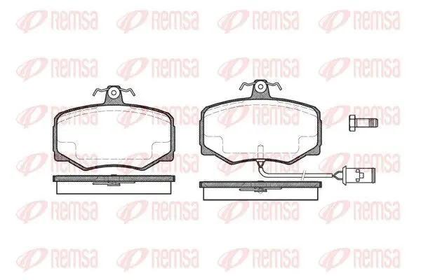 REMSA 024602 Комплект тормозных колодок