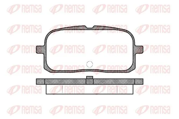 REMSA 071500 Комплект тормозных колодок