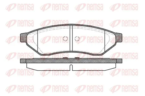 REMSA 104900 Комплект тормозных колодок