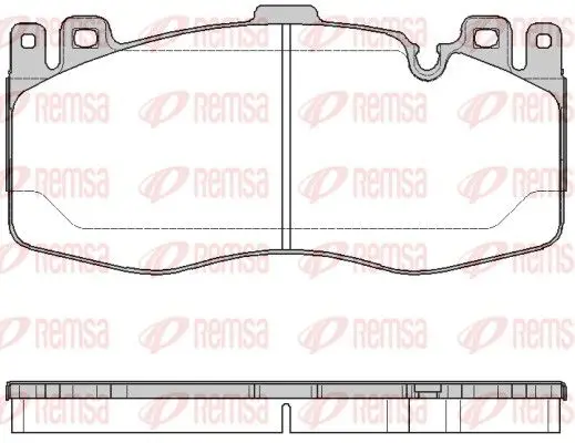 REMSA 174200 Тормозные колодки
