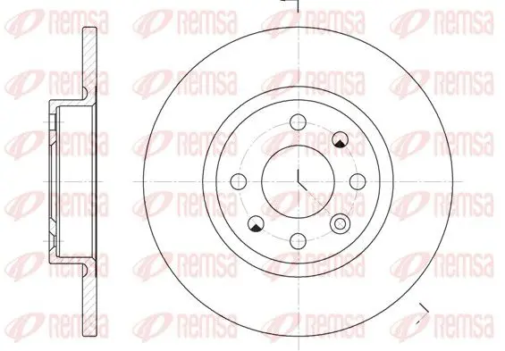 REMSA 620900 Тормозной диск