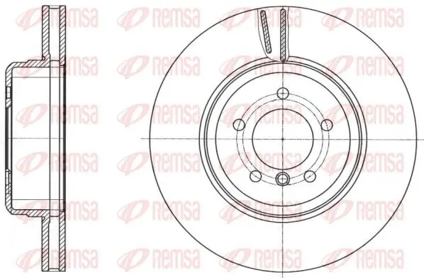 REMSA 6149110 Тормозной диск